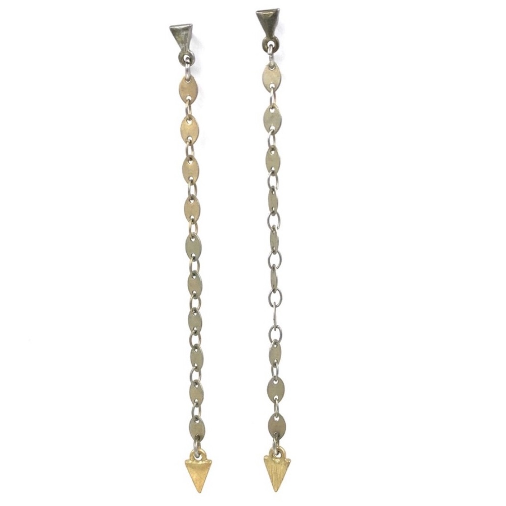 Madewell chain link drop earrings